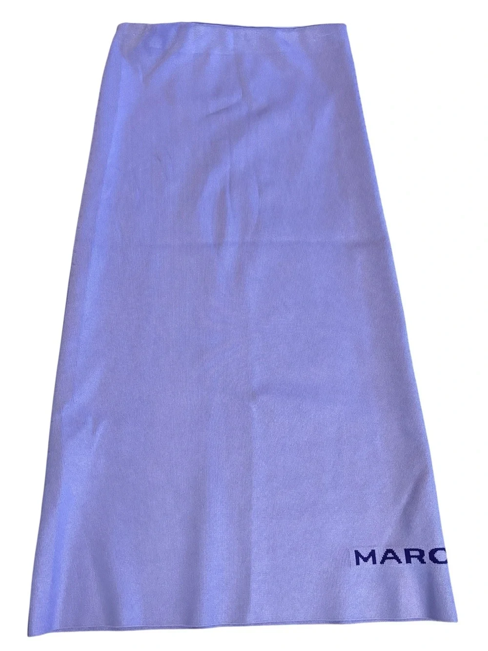 Marc Jacobs Lavender purple Logo Knit Tube Midi Skirt sz XS